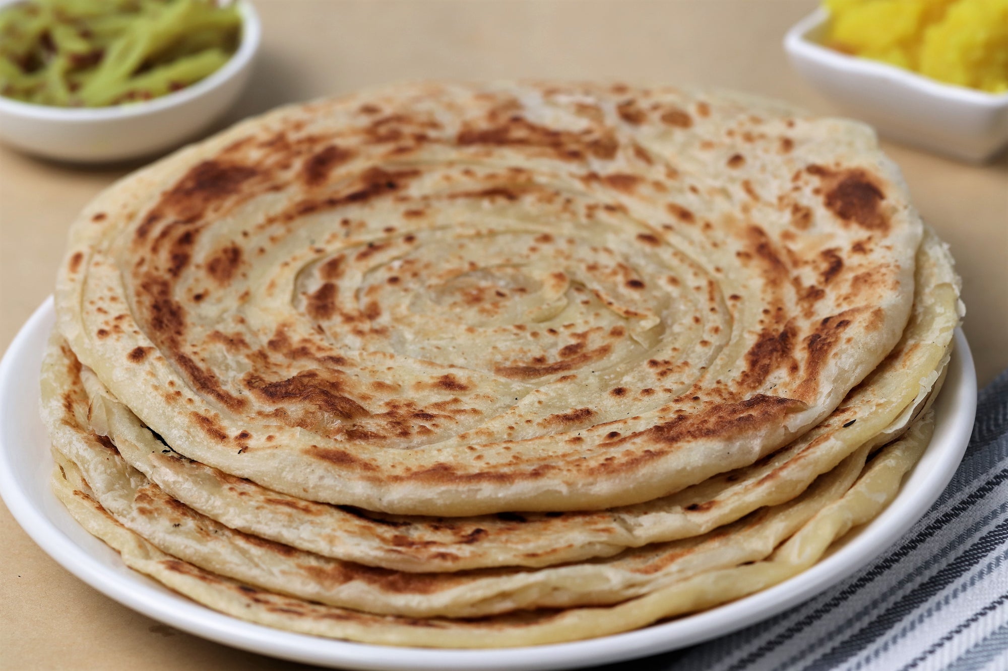 Handmade Paratha (unfried) (4 pieces)