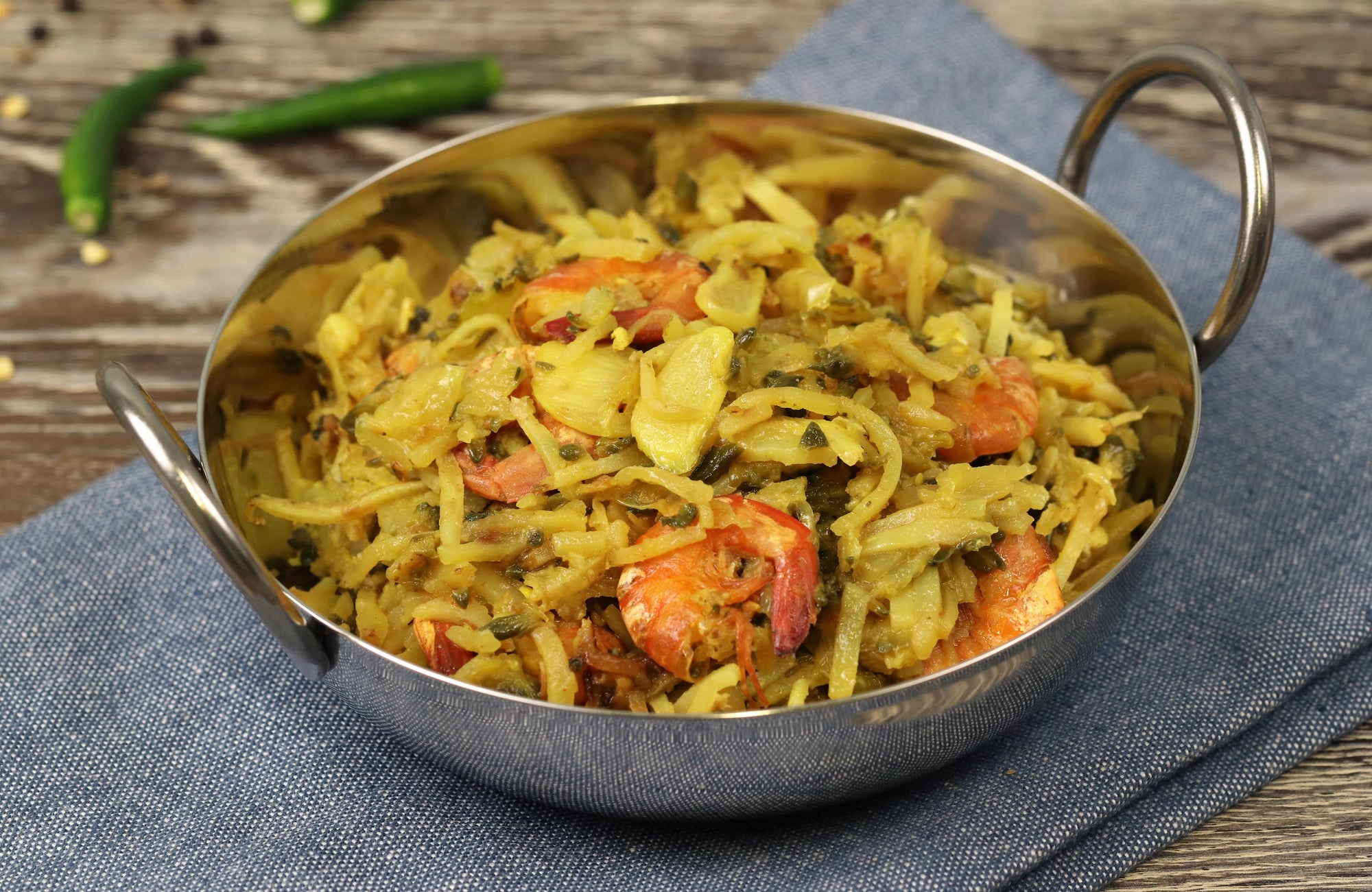 Karela Shrimp Stir Fry - Bitter Melon (3 servings)