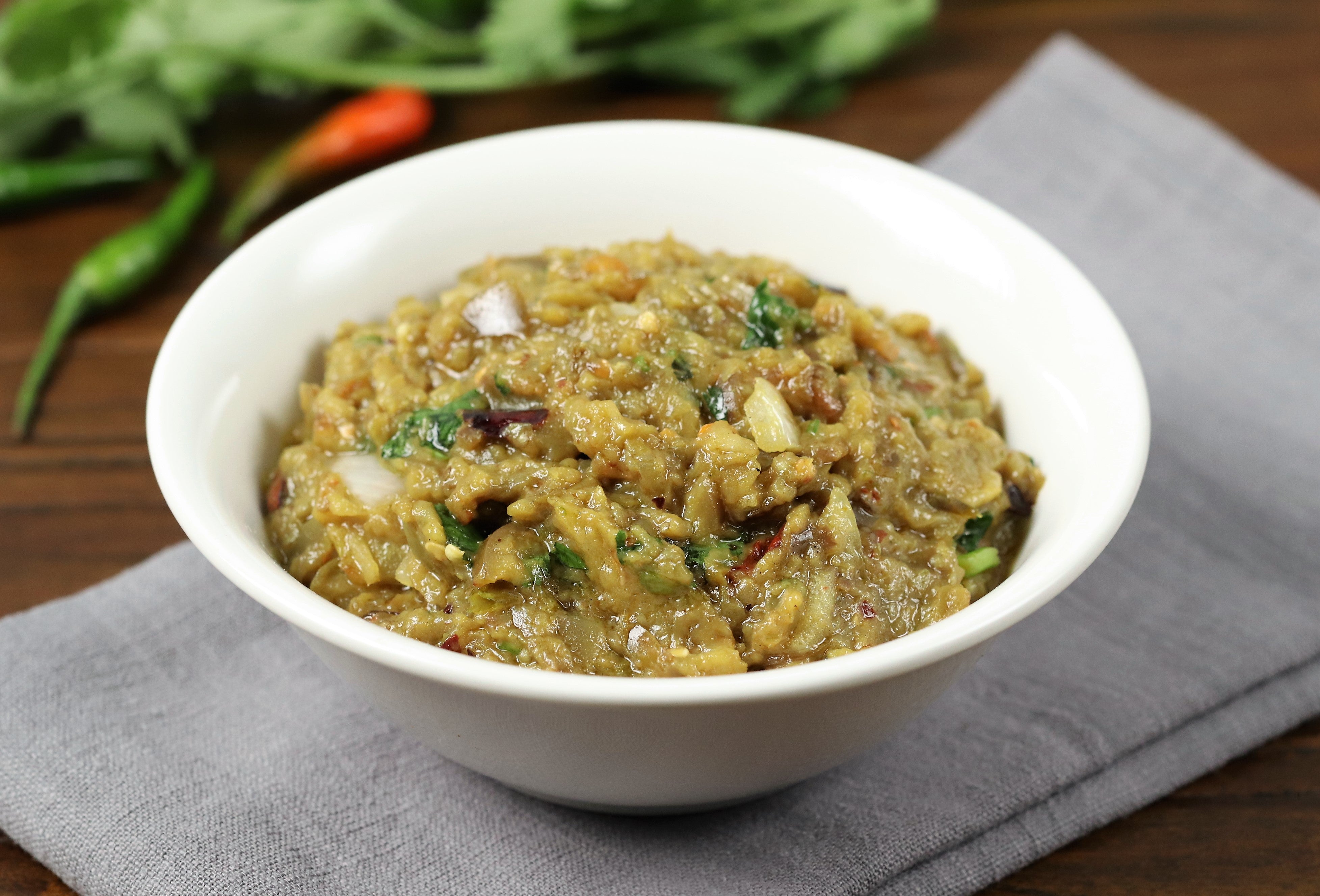 Begun Bhorta — বেগুন ভর্তা